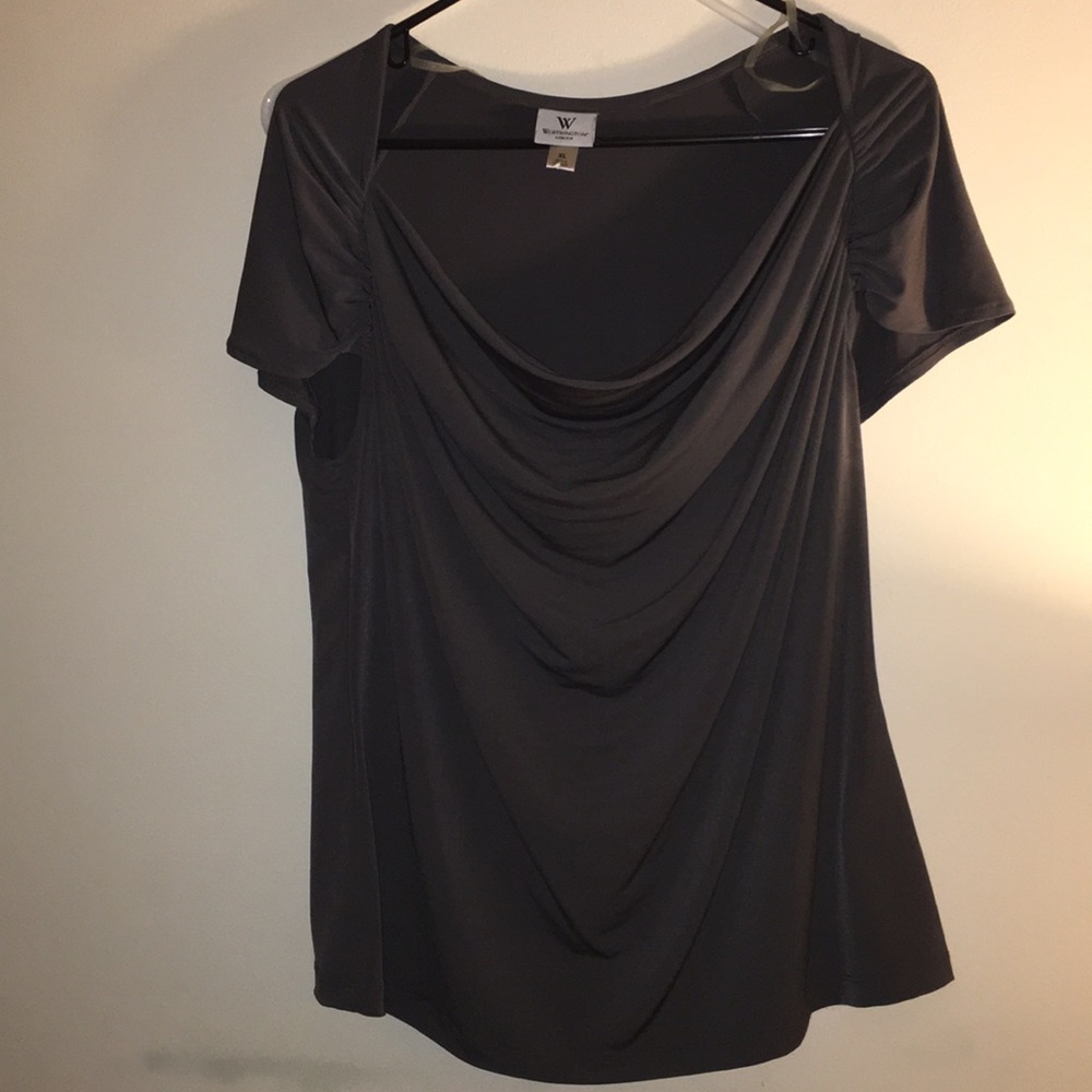 Worthington gray top XL